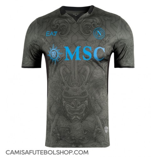 Camisa de time de futebol SSC Napoli Replicas 3º Equipamento 2024-25 Manga Curta